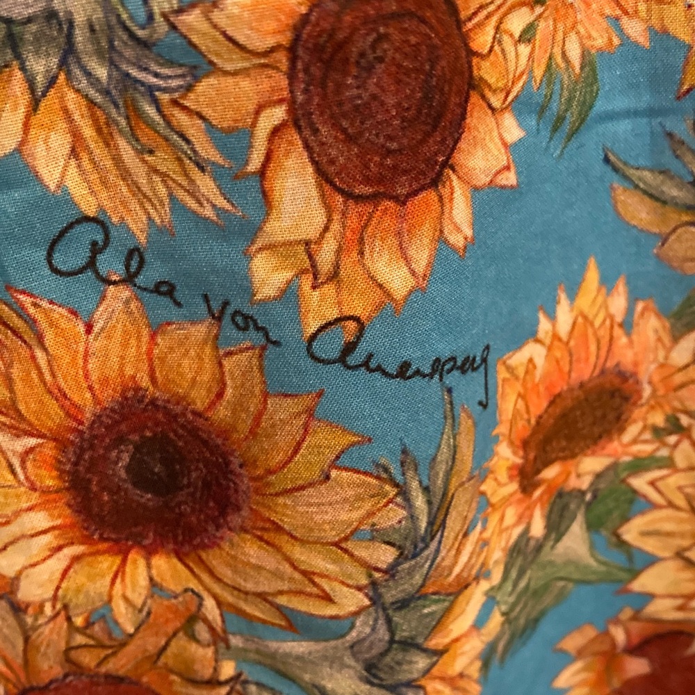 ALA von AUERSPERG Button-Up Sunflower 🌻 Shirt Dress/Long Shirt NWT - Picture 6 of 11